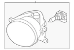 Genuine Subaru Fog Lamp Assembly 84501AL03B. Fixed Price $100.74.