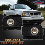 Fog Lights Fit 1999-2003 2004 Ford F-150 Clear Lens Halo Projector Bumper Lamps. Fixed Price $54.99.
