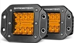 Amber Flush Mount Led Pods, 2PCS 5'' 78W Driving Work Lights Spot Flood. Fixed Price $39.99.