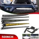 Fit 16-23 Toyota Tacoma 30" 320W Slim Led Light Bar+grille Mount Bracket+wiring. Fixed Price $29.99.