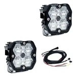 Baja Designs 49-7815-2 Squadron Pro Black Led Aux Light Pod Pair Wide Clear. Fixed Price $479.95.