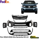 Front Upper Lower Bumper Cover /grille Kit Fit For 2014 2015 Kia Sorento. Fixed Price $733.92.