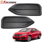 Fog Light Cover Set Fit 14-15 Honda Civic Coupe Black Front HO1039122 HO1038122. Fixed Price $28.99.