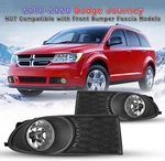 Fog Lights For 2010-2020 Dodge Journey Clear Lens Lamps Pair Bulbs Wiring Kit. Fixed Price $49.99.