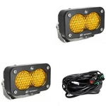Baja Designs 547816 Pair Of Rectangular S2 Sport Work / Scene Amber Led Lights. Fixed Price $243.95.