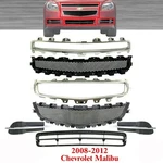 Grille Assembly Kit + Chrome Moldings Fog Trims For 2008-2012 Chevrolet Malibu. Fixed Price $314.22.