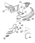 Genuine Mopar Fog Lamp Right 5303472AC. Fixed Price $98.75.