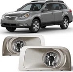 Fog Lights For 2010-2012 Subaru Outback Clear Glass Lens Wires Kit Swith Lamps. Fixed Price $47.99.