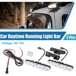 Car Daytime Running Light Bumper Grille Fog Lamp White 6-LED (set Of 2). Fixed Price $21.56.