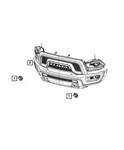 Genuine Mopar Fog Lamp 68466268AB. Fixed Price $138.43.