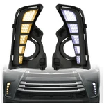 Hecasa Led Daytime Running Light Fog Lamp Compatible With 2017-2019 Toyota Hi.... Fixed Price $108.85.