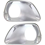 Fog Light Trim Set For 2011-2013 Jeep Grand Cherokee Left & Right Chrome 2PC. Fixed Price $66.61.