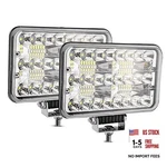 2X7 Inch Heavy Equipment Led Bar Work Light, 144W 48000LM Five-rows Spot. Fixed Price $44.52.