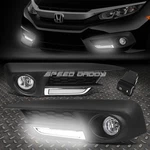 Led Drl Bezel For 16-17 Honda Civic Clear Lens Bumper Fog Light Lamps W/switch. Fixed Price $55.90.