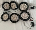 United Pacific 10 4 Round Light Stop, Turn, Tail Red Led/clear Lens 38772B. Fixed Price $59.00.