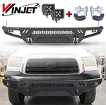 Powder Coated Front Bumper Fit 2007-2013 Toyota Tundra W/ Led Lights & D-rings. Fixed Price $443.99.
