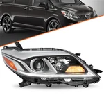 For 2015-2020 Toyota Sienna Hid/xenon Chrome Headlight Rh Passenger Side Lamps. Fixed Price $259.99.