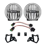 Kc Hilites Gravity Led Fog Light Upgrade Kit For 2018-24 Wrangler Plastic Bumper. Fixed Price $249.95.
