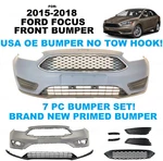 Front Bumper W/ Grille Fog Light Cover Ford Focus 2015 2016 2017 2018. Fixed Price $249.00.