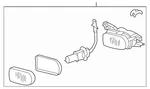 Genuine Mercedes-benz Front Fog Lamp 203-820-18-56-65. Fixed Price $124.88.