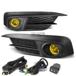 Fit 16+ Civic Fc Yellow Oe Bumper Driving Fog Light Lamp+bezel Grill+switch Kit. Fixed Price $49.62.