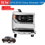 Headlight For 2016-2018 Chevy Silverado 1500 W/led Module Chrome Bezel Right. Fixed Price $144.99.