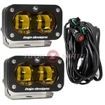 Baja Designs S2 Sae J583 Amber Led Lights Fog Pods Pair (set Of 2) & Wiring. Fixed Price $289.95.