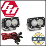 Baja Designs S2 Pro Black Led Clear Wide Cornering Light Pod Pair - 2245 Lumens. Fixed Price $350.95.