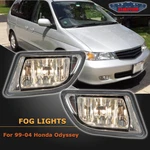Fits 99-04 Honda Odyssey Fog Lights Clear Lens Bumper Wiring Switch Kit W/ Bulbs. Fixed Price $59.49.