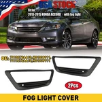 Pair For 2013-2015 Honda Accord Sedan W/fog Lights Lamps Covers Set Us. Fixed Price $15.19.