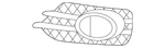 Genuine Volkswagen Outer Grille 5N0-853-665-J-9B9. Fixed Price $97.73.