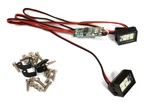 White Led Spot Light 2X18MM On/off/flash W/3 Modes For Traxxas Axial & Tamiya Rc. Fixed Price $12.74.