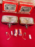 Vintage Nos Auteroche Chrome Fog Driving Lights Mercedes Porsche Bmw Vw Mgb. Fixed Price $400.00.