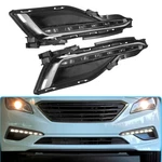 Front Fog Light For 2015-2017 Hyundai Sonata Led Drl Driving Lamps Left Right. Fixed Price $80.50.