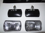 Cibie Airport 35 Cosmetic Repair Set, Housings, Clear Fog Lens Pair, Nos Genuine. Fixed Price $275.00.