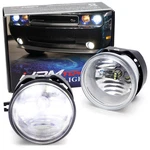 Clear Lens Fog Lamps + White Led Bulb Combo For Charger Challenger Nitro Caliber. Fixed Price $36.09.