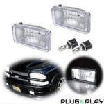 Pair Clear Bumper Fog Light Replacement Fits For 1998-04 Chevy S10 Pickup Blazer. Fixed Price $32.99.