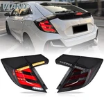 Smoked Led Tail Lights For 2016-21 Honda Civic Hatchback W/sequential&animation. Fixed Price $309.99.