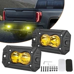 For 2007-2015 Chevy Silverado 1500 2500 Rear Bumper Flush Mount Amber Led Pods. Fixed Price $33.59.