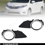 Black Housing Fog Lights Cover Lh&rh Side For Toyota Sienna 2011-13 2014 2015. Fixed Price $9.27.