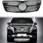 For Mercedes - Class W164 Front Bumper Diamond Black Grille 2009 2012 Ml 320. Fixed Price $105.28.
