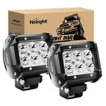 Nilight Led Pods 2PCS 18W 1260LM Spot Off Road Lights, White. Fixed Price $31.90.