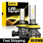 2/4X Auxito H11 H8 Led Fog Light Bulbs High Power Super Bright 6500K White. Fixed Price $8.54.