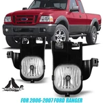 Pair Fog Lights Clear Lens 2006-2007 Ford Ranger Front Bumper Driving Lamps. Fixed Price $42.99.