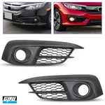 For 2016-2018 Honda Civic Ex Lx Fog Lights Bezels Bumper Lamps Covers Left+right. Fixed Price $35.99.