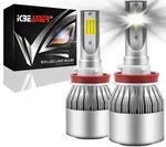 H11 C6 Canbus Led Headlights Kit Cob 72W Set Xenon White Super Bright N24. Fixed Price $12.99.