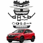 18PCS For 19-22 Honda Hr-v Grille Kits Radiator Cover Fog Lights Brackets. Fixed Price $120.38.