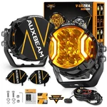 Auxbeam 3" Amber Led Driving Fog Lights Pods Side Shooter Drl For Ram 1500 2500. Fixed Price $189.99.