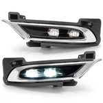 Left Right Side Led Fog Lights W/ Bezel For Chrysler 300 2015-2024 Bumper Lamps. Fixed Price $73.99.