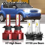 For Kia Soul 2012 2013 6000K H7 H11B Led Headlight High Low Beam Combo Bulbs 4X. Fixed Price $23.89.